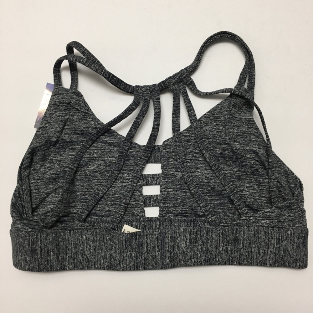 NEW Pink Victoria Secret Ultimate Light Support Sports Bra Large Gray Yo… - Picture 5 of 5